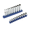 Hyper Tough 22-piece 1/4 Inch Dr. Socket Set MM, Model 43144 EasyOptionXY LLC
