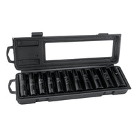 Hyper Tough 11-Piece 1/2" Drive 6-Point Deep Impact SAE Socket Set EasyOptionXY LLC