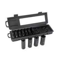 Hyper Tough 11-Piece 1/2" Drive 6-Point Deep Impact SAE Socket Set EasyOptionXY LLC