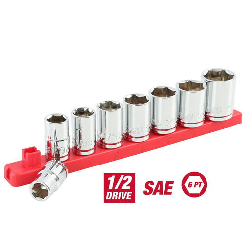 Hyper Tough 9-Piece, 1/2-Inch Drive Standard SAE Sockets, 5831 EasyOptionXY LLC