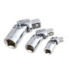 Hyper Tough 3-Piece 1/4, 3/8, 1/2 inch Universal Joint Set for Sockets UC82051A EasyOptionXY LLC