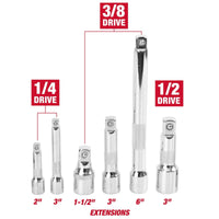 Hyper Tough Complete Socket Accessory Set for 1/4-inch, 3/8-inch, 1/2-inch Drives, 11-Piece EasyOptionXY LLC