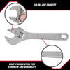 Hyper Tough 6-inch Adjustable Wrench, Steel Construction, Model 43179 EasyOptionXY LLC