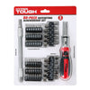 Hyper Tough 64 Piece Ratchet Screwdriver SAE and Metric Socket Wrench Set EasyOptionXY LLC