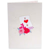 Love Typewriter Pop Up Card - 5" x 7"