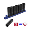 Hyper Tough 9-Piece 1/2 inch Deep and Standard Drive Impact Socket Set Bundle EasyOptionXY LLC