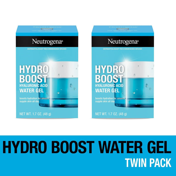 2 pack) Neutrogena Hydro Boost Water Gel Face Moisturizer Lotion with Hyaluronic Acid, 1.7 oz EasyOptionXY LLC