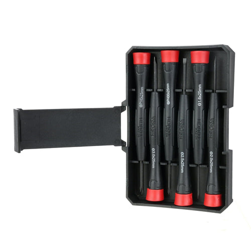 Hyper Tough 6 Piece Multiple Tip Precision Screwdriver Set with Storage Case TS85150N EasyOptionXY LLC