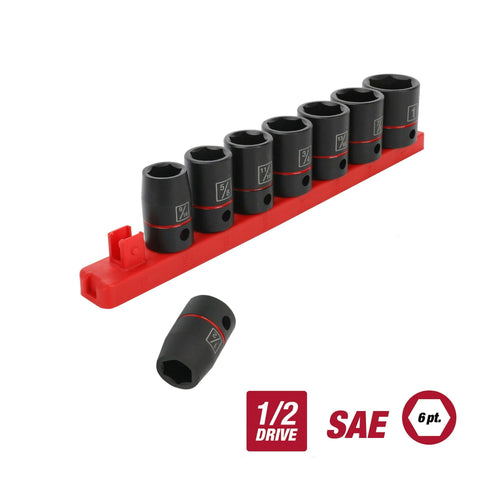 Hyper Tough 9-Piece 1/2-Inch Standard Drive Impact Socket Set SAE, 43004 EasyOptionXY LLC