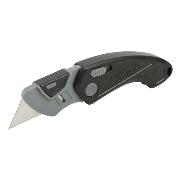 Hyper Tough Plastic Folding Utility Knife, Blade Included, Model 6713V EasyOptionXY LLC
