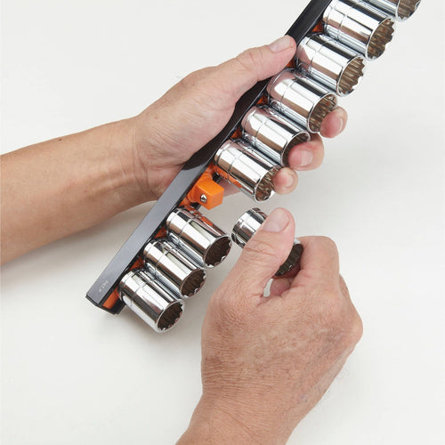 Hyper Tough 1/2 inch Drive Aluminum Socket Holder For Socket Organization UC8668TA EasyOptionXY LLC