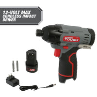 Hyper Tough 12-Volt Cordless Impact Driver Plus 4 Ah Battery EasyOptionXY LLC