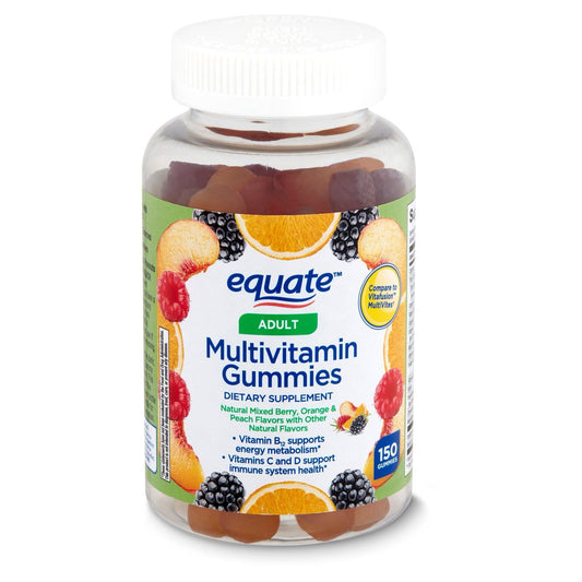 Equate Adult Once Daily Multivitamin Gummies Dietary Supplement; 150 Count EasyOptionXY LLC