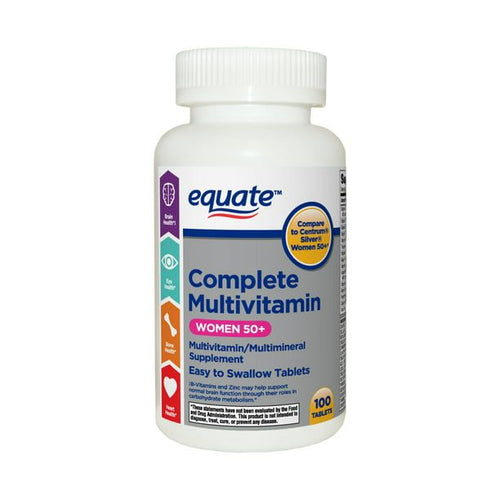 Equate Complete Multivitamin/Multimineral Supplement Tablets; Women 50+; 100 Count EasyOptionXY LLC