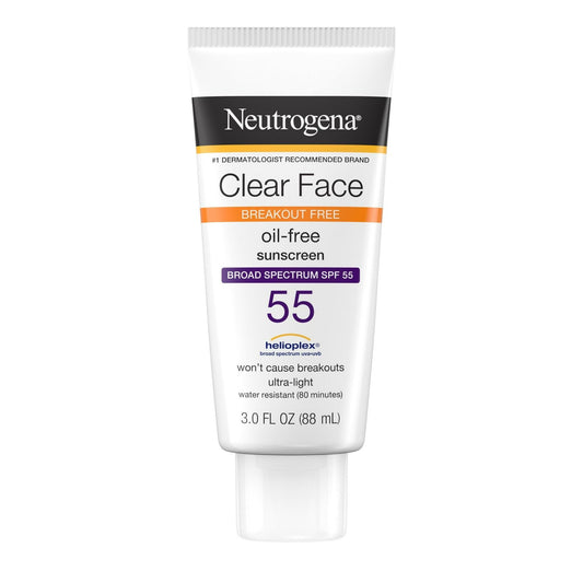 Neutrogena Clear Face Liquid Lotion Sunscreen with SPF 50, 3 fl. oz EasyOptionXY LLC