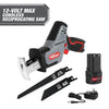 Hyper Tough 12 Volt Max Brushless Oscillating Tool and Cordless Reciprocating Saw with 1.5Ah Battery and Charger Bundle EasyOptionXY LLC