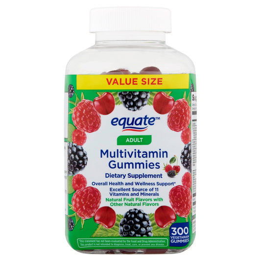 Equate Vegetarian Adult Multivitamin Gummies; 300 Count EasyOptionXY LLC