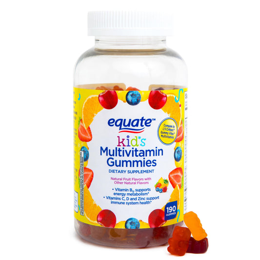 Equate Kid's Multivitamin Gummies Dietary Supplement; 190 Count EasyOptionXY LLC