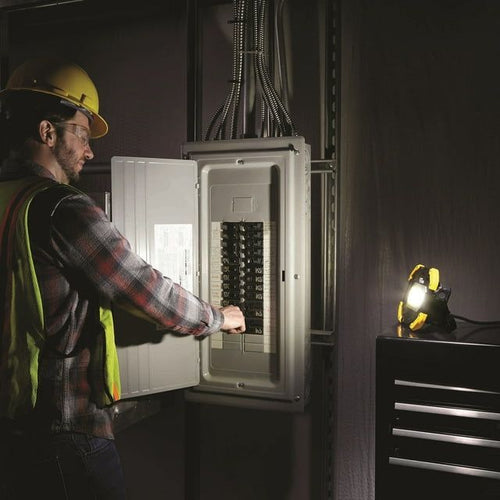 Hyper Tough 2500 Lumen LED Alum. Corded Work Light,Yellow Black,Model 7049 EasyOptionXY LLC