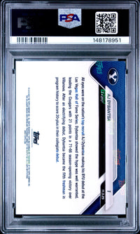 Graded 2025 Topps Bowman U Now AJ Dybantsa #1 Red Foil /5 Rookie RC Basketball Card PSA 10 Gem Mint