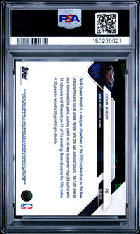 Graded 2025 Topps Now Derik Queen #79 Orange Foil /25 Rookie RC Basketball Card PSA 10 Gem Mint