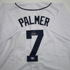 Autographed/Signed Dean Palmer Detroit White Baseball Jersey Beckett BAS COA