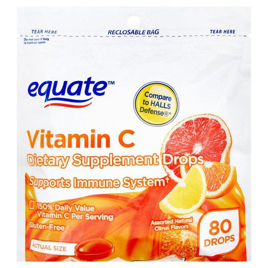 Equate Vitamin C Dietary Supplement Drops; 80 Count EasyOptionXY LLC