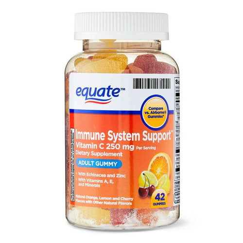 Equate Immune Support Vitamin C Adult Gummies; 250 mg; 42 Count EasyOptionXY LLC