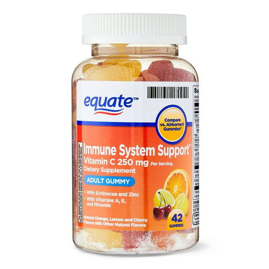 Equate Immune Support Vitamin C Adult Gummies; 250 mg; 42 Count EasyOptionXY LLC