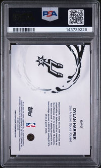 Graded 2025 Topps Dylan Harper #GN2 Generation Now Holo Foil Rookie RC Basketball Card PSA 10 Gem Mint