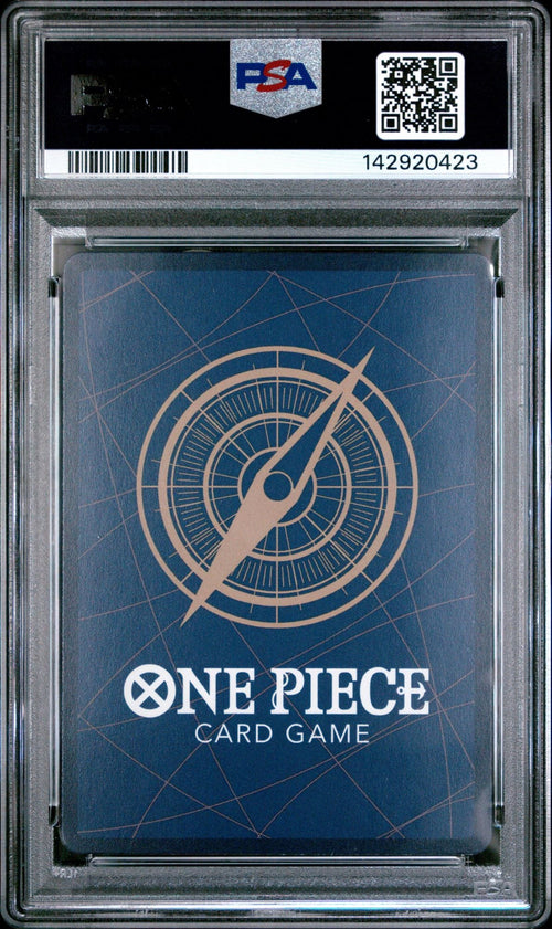 Graded 2025 One Piece Portgas D Ace #010 Sparkle Foil PRB02 Trading Card Game PSA 10 Gem Mint