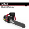 Hyper Tough 16-Inch Electric Chainsaw, 15-Amp Motor with Automatic Oiler, Tool-less Chain Tension, Metal Bucking Spikes included EasyOptionXY LLC