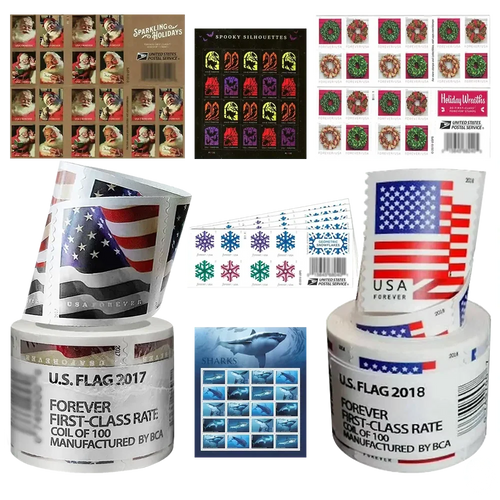Mystery Forever Postage Stamps – 20 or 100