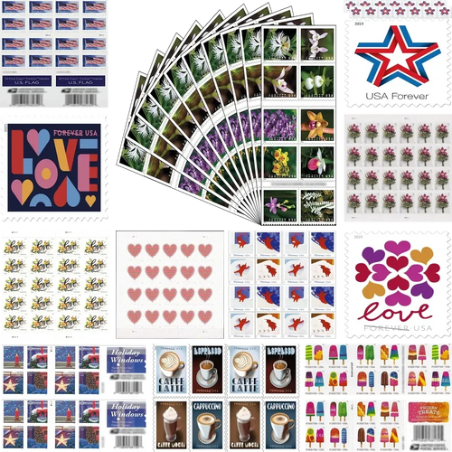 Mystery Forever Postage Stamps – 20 or 100