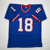 Autographed/Signed Darius Slayton New York Retro Blue Football Jersey JSA COA