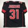 Autographed/Signed David Johnson Arizona Color Rush Football Jersey JSA COA Holo Only