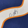 Autographed/Signed David Montgomery Chicago Blue Football Jersey JSA COA
