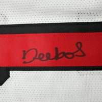Autographed/Signed Deebo Samuel Sr. #1 San Francisco White Alternate Football Jersey JSA COA