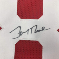 Autographed/Signed Jerry Rice San Francisco Red Football Jersey Beckett BAS COA