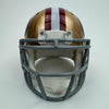 Autographed/Signed Jerry Rice San Francisco 49ers Football Mini Helmet Beckett BAS COA