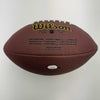 Autographed/Signed Earl Campbell Houston Oilers Full Size F/S Brown Football JSA COA