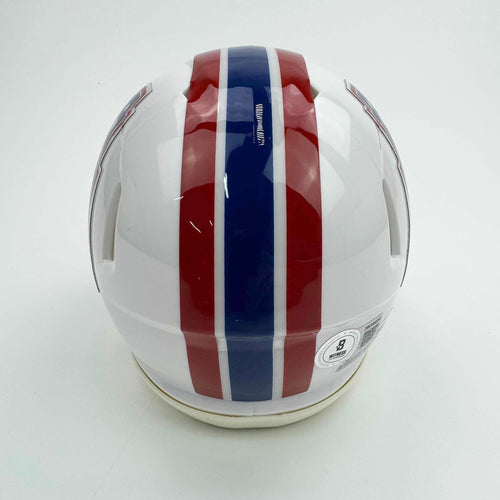 Autographed/Signed Earl Campbell Houston Oilers Mini Football Helmet JSA COA