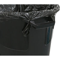 Hyper Tough 32 Gallon Heavy Duty Plastic Garbage Can, Included Lid, Indoor/Outdoor, Black EasyOptionXY LLC