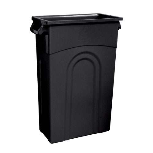 Hyper Tough 23 Gallon Heavy Duty Plastic Highboy Garbage Container, Black, 1 Each EasyOptionXY LLC