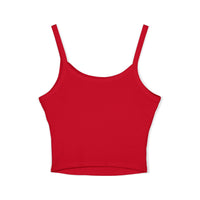 Will Work for Shots Womens Spaghetti Strap Tank Top