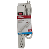 Hyper Tough 6-Outlet Power Str¨ªp with 2.5-Foot Cord , White 15A 125V-60Hz EasyOptionXY LLC