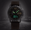 Men's Multifunction Digital Analog Waterproof Watch With Alarm And Automatic Time Zones Unique Design Excellent Gift