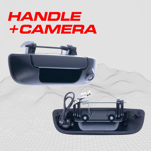 Dodge Ram (2002-2009) Black Replacement Tailgate Handle with Backup Camera