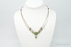 QT Turquoise Pendant On Carolyn Pollack Bead Sterling Silver Necklace Chain