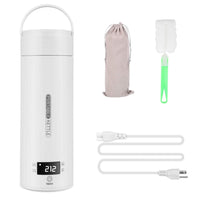 17Oz Stainless Steel Travel Electric Kettle with 4 Temperature Preset Modes
